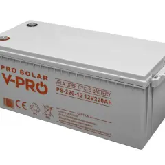Akumulator do PV V-PRO 12V220Ah, idealny do magazynowania energii słonecznej.