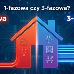Dom podzielony na 1-fazową (230V) i 3-fazową (400V). Zastanawiasz się, jaki bezpiecznik 32a ile kw obsłuży?