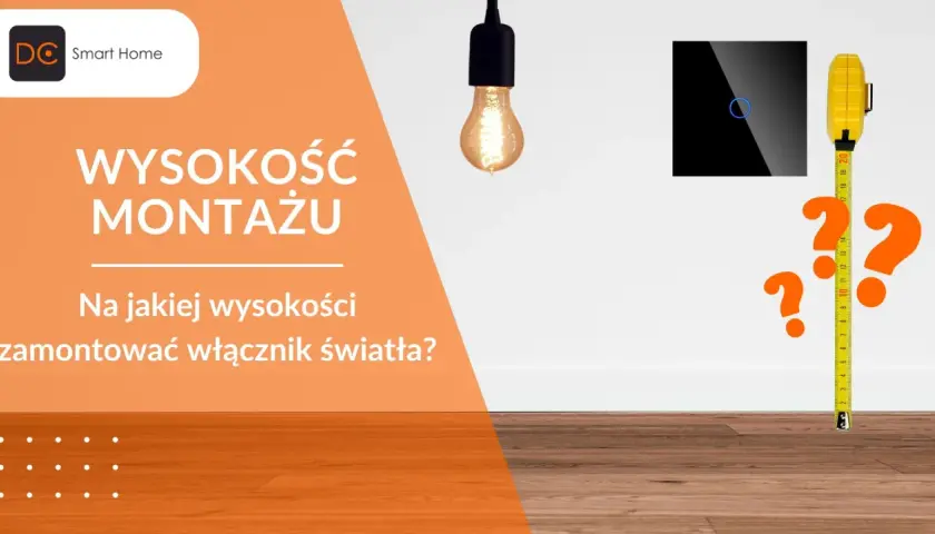 Włącznik światła dla dzieci. Jak wysoko zamontować? Miarka i znaki zapytania sugerują dylemat.