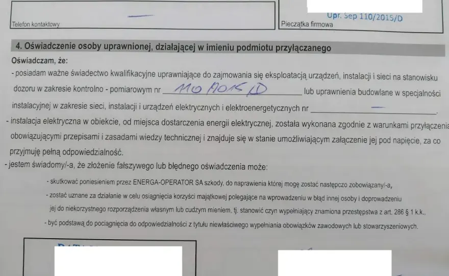 Wniosek W-1 PGE - Podłącz dom bez błędów!