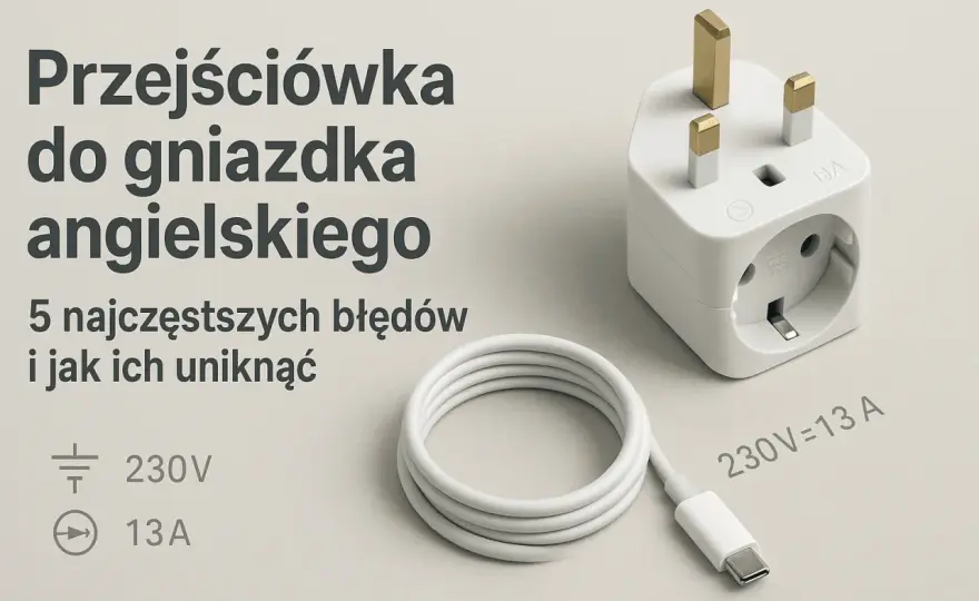 Gniazdka w Anglii - Jak naładować urządzenia? Niezbędny adapter
